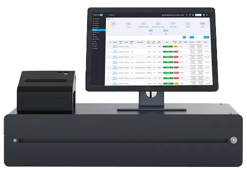 Dashboard showing centralized invoice data for easy access and management.